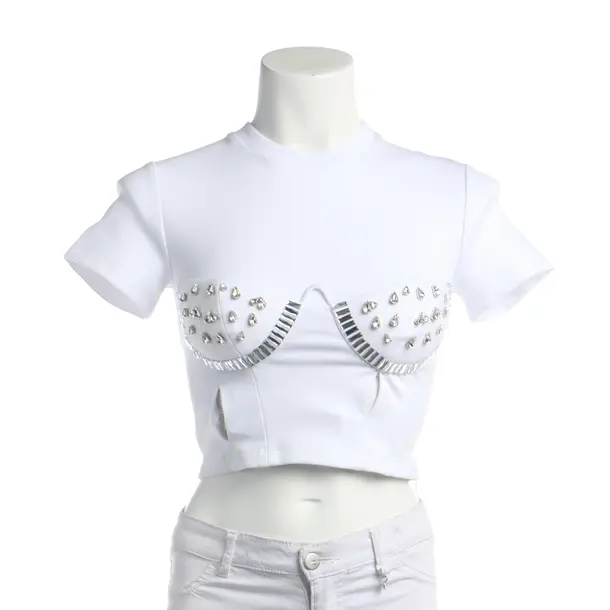 Shirt in White, Viscose, Area