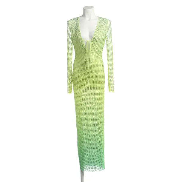 Cocktailkleid in Grün, Polyester, self-portrait