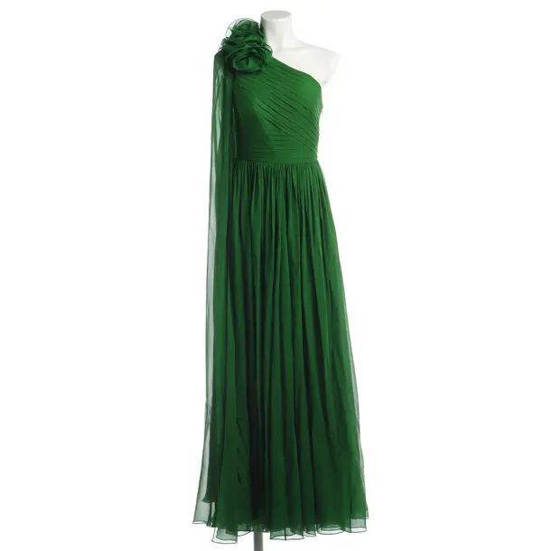 Cocktailkleid in Grün, Seide, Elie Saab