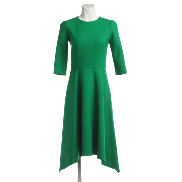 Kleid in Grün, Wolle, Oscar de la Renta