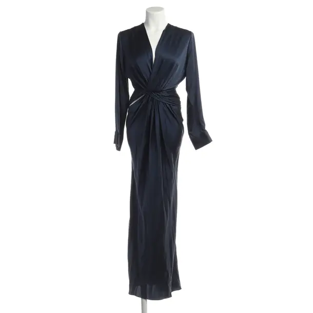 Cocktailkleid in Blau, Seide, Christopher Esber
