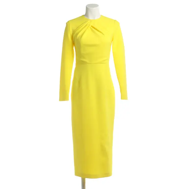 Cocktail Dress in Yellow, Polyester, Safiyaa