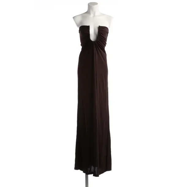 Cocktail Dress in Brown, Viscose, Christopher Esber