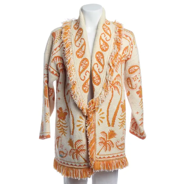 Strickjacke in Orange, Baumwolle, Alanui