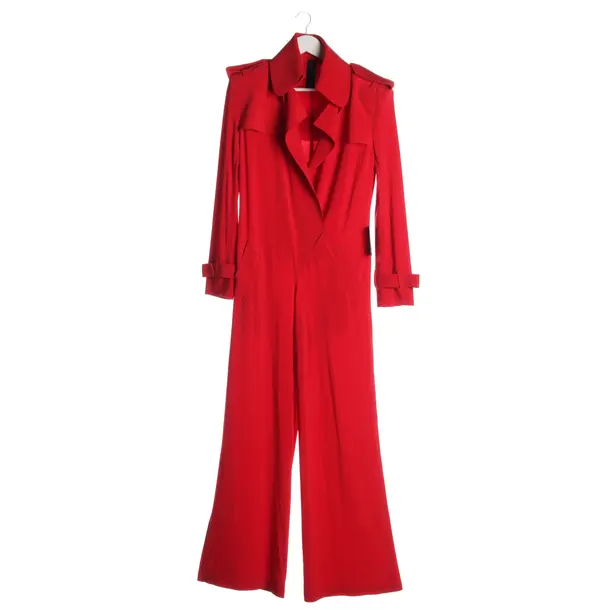 Overall in Red, Polyester, Norma Kamali