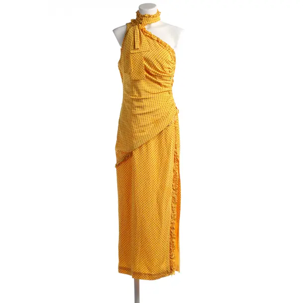 Cocktail Dress in Yellow, Silk, Alessandra Rich