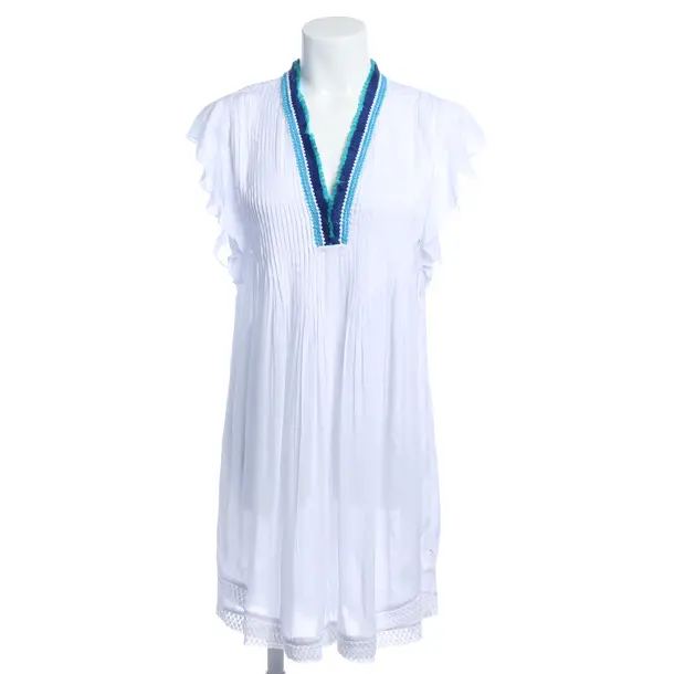 Kleid in Weiß, Viskose, Poupette St. Barth