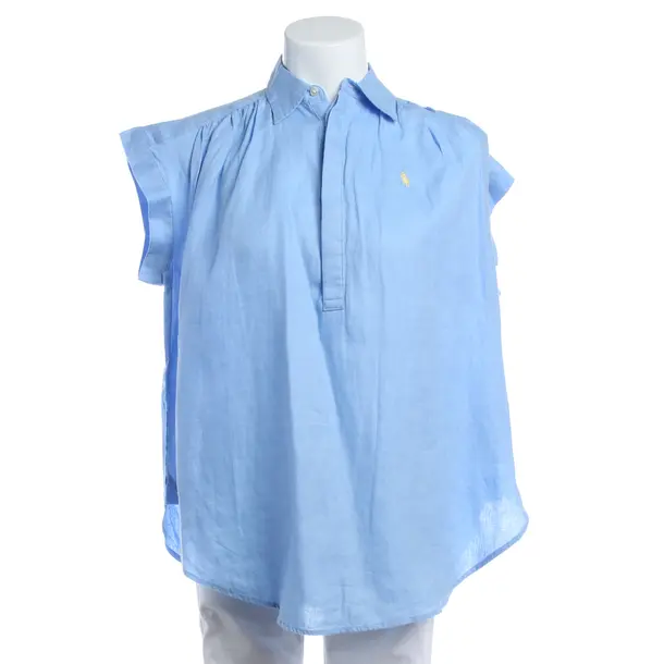 Blouse in Blue, Linen, Polo Ralph Lauren