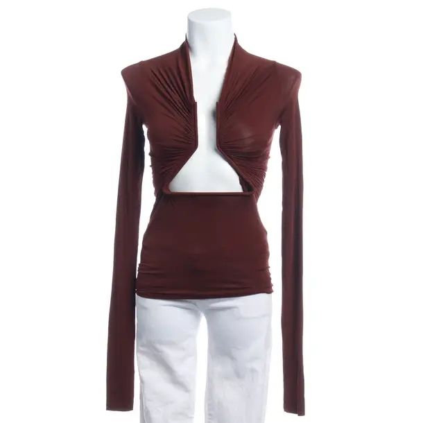 Blouse in Brown, Cupro, Rick Owens