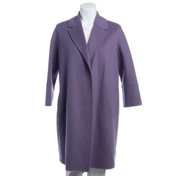 Mid-Season Coat in Purple, Wool, Max Mara