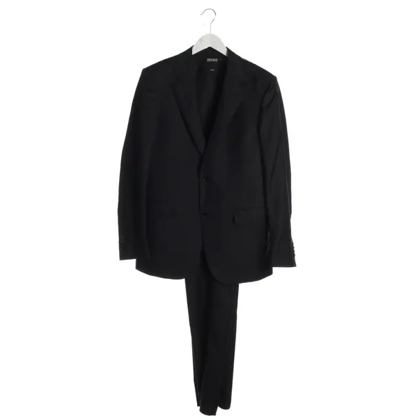 Anzug in Schwarz, Wolle, Zegna