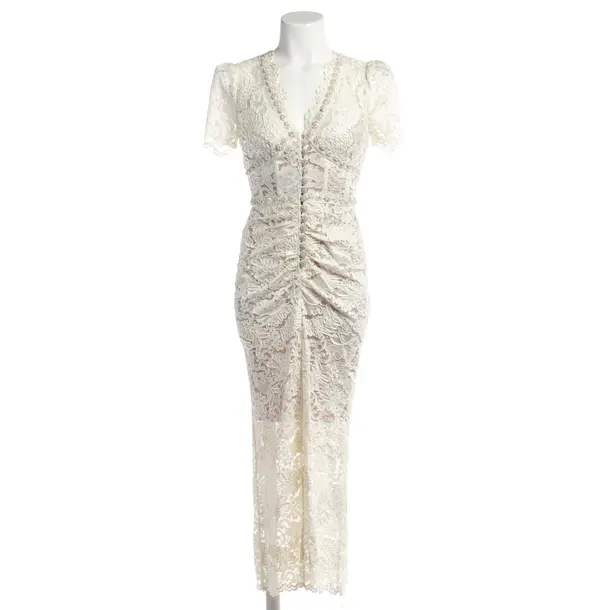 Cocktail Dress in White, Viscose, self-portrait