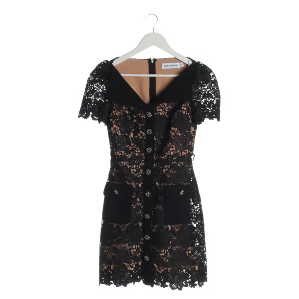 Cocktail Dress in Black, Polyester, self-portrait