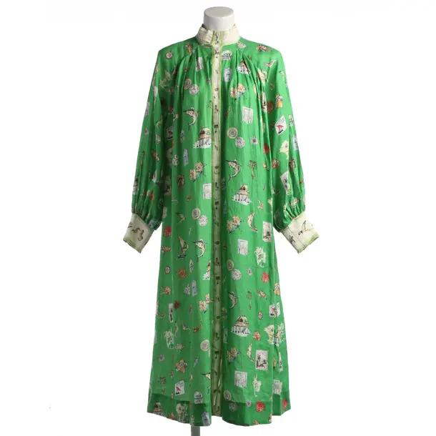 Dress in Multicolored, Linen, Alémais