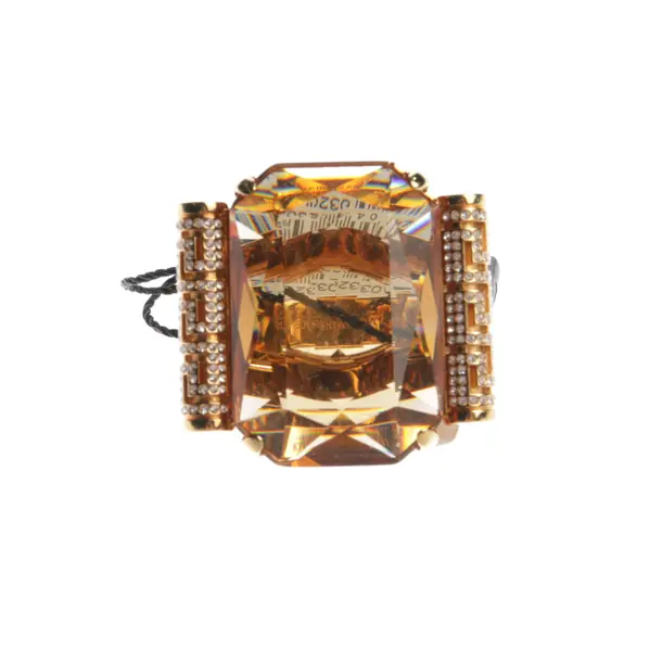 Ring in Metallic, Metall (metallisch, metallisiert), Versace