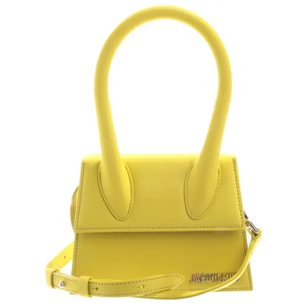 Handtasche in Gelb, Leder, Jacquemus