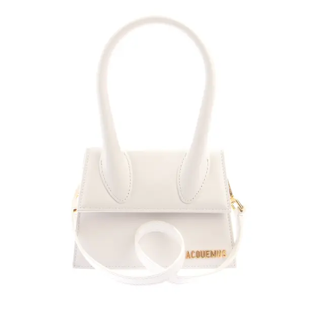 Handbag in White, Leather, Jacquemus