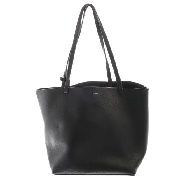 Shopper in Schwarz, Leder, The Row