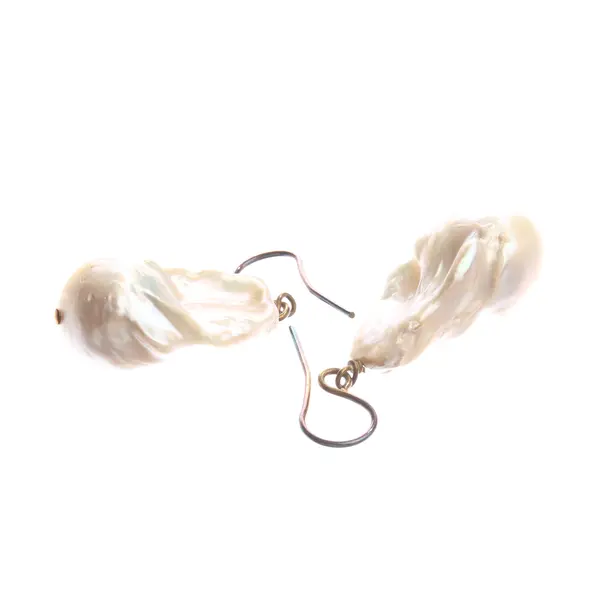 Earrings in White, Other Fibers, Jil Sander