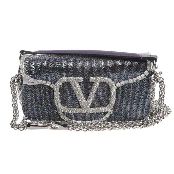 Handtasche in Lila, Sonstiges Material, Valentino