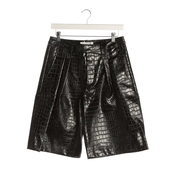 Shorts in Schwarz, Polyurethan, Frankie Shop