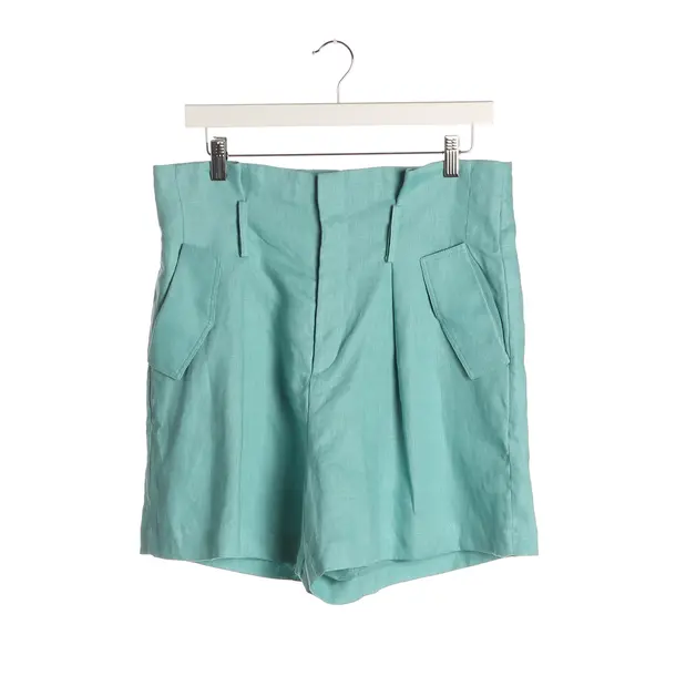 Shorts in Blau, Leinen, Adriana Degreas