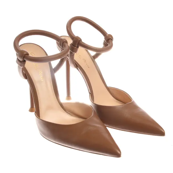 Slingbacks in Brown, , Gianvito Rossi