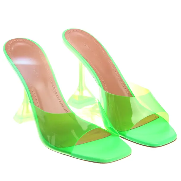 Sandaletten in Neon, , Amina Muaddi