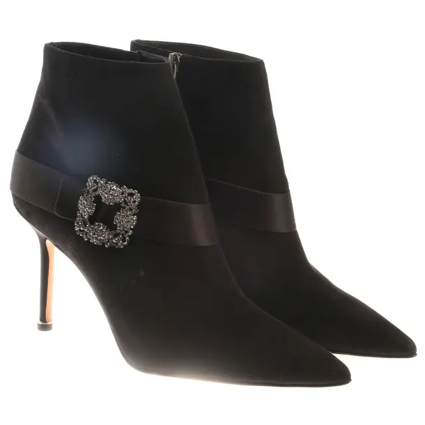 Stiefeletten in Schwarz, , Manolo Blahnik