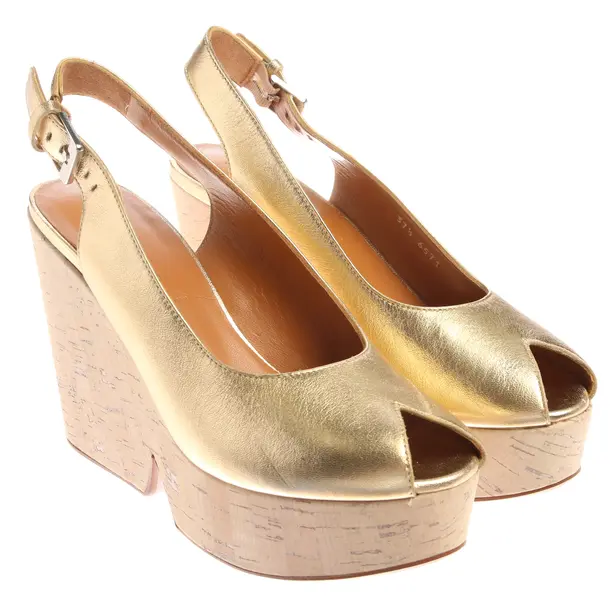 Sandaletten in Metallic, , Clergerie