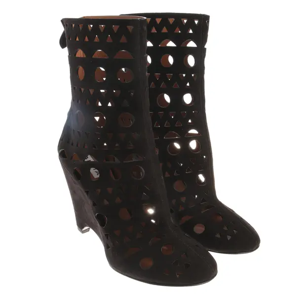 Stiefeletten in Schwarz, , Alaia