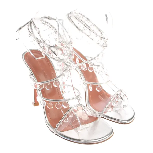 Sandaletten in Metallic, , Amina Muaddi
