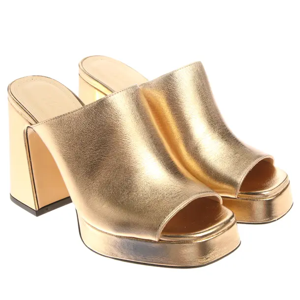 Sandaletten in Metallic, , Souliers Martinez