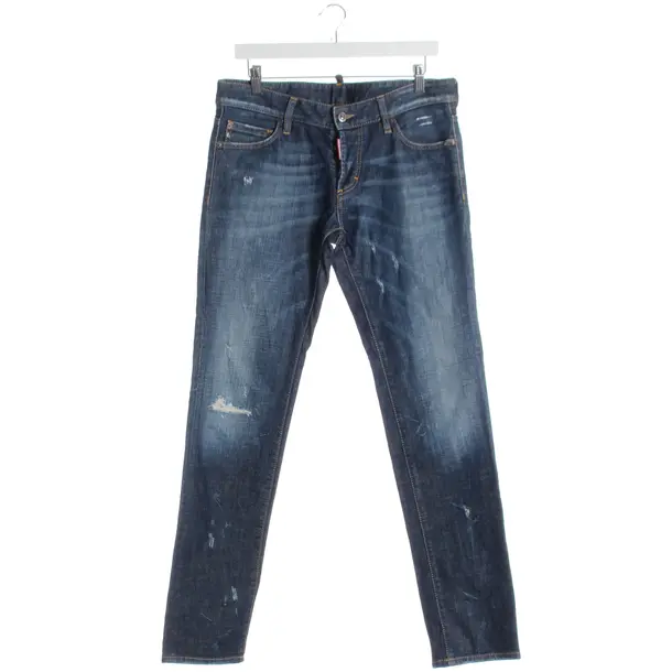 Straight Fit Jeans in Blue, Cotton, Dsquared