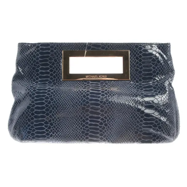 Handbag in Blue, Leather, Michael Kors