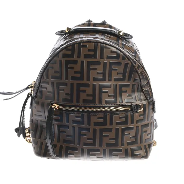 Backpack in Black, Leather, Fendi