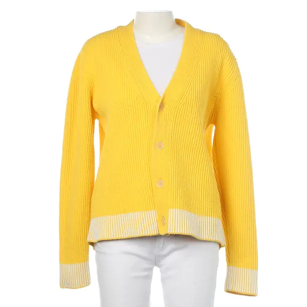 Cardigan in Yellow, Cotton, Jacquemus