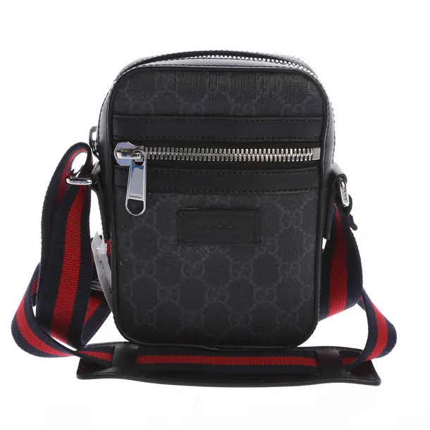 Umhängetasche in Blau, Leder, Gucci