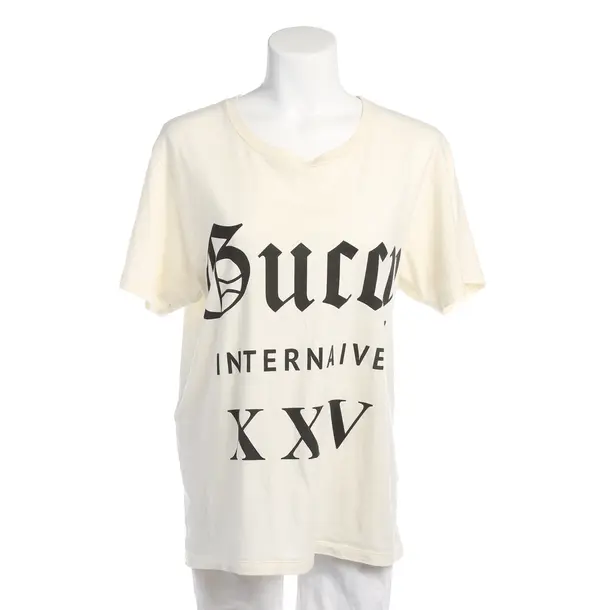 T-Shirt in Weiß, Baumwolle, Gucci