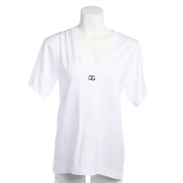 Shirt in Weiß, Baumwolle, Dolce & Gabbana