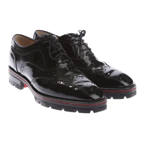 Lace up Shoes in Black, , Christian Louboutin