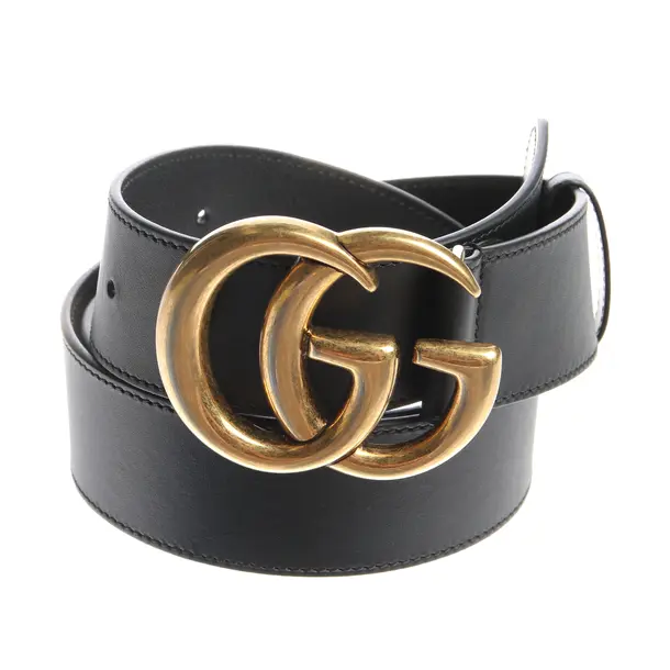 Gürtel in Schwarz, Leder, Gucci