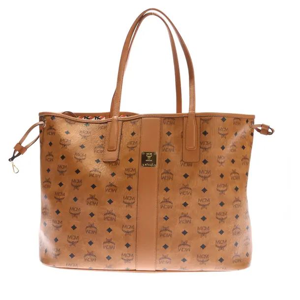 Wendeshopper in Braun, Leder, MCM