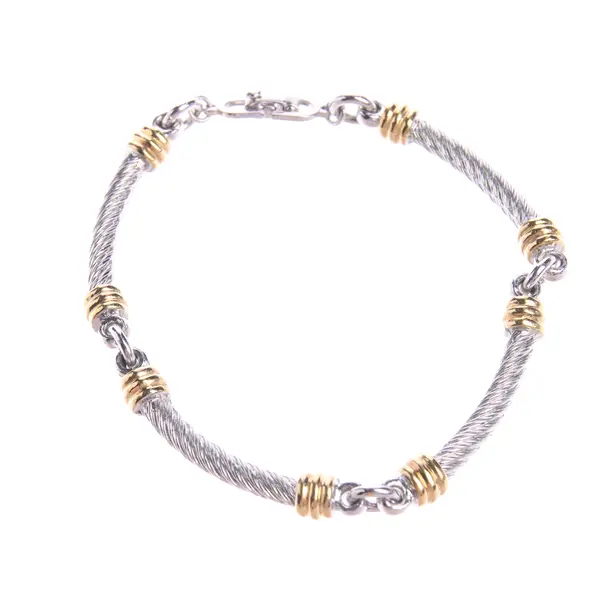 Armband in Metallic, Metall (metallisch, metallisiert), Dior