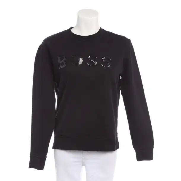 Sweatshirt in Schwarz, Baumwolle, Hugo Boss Black Label