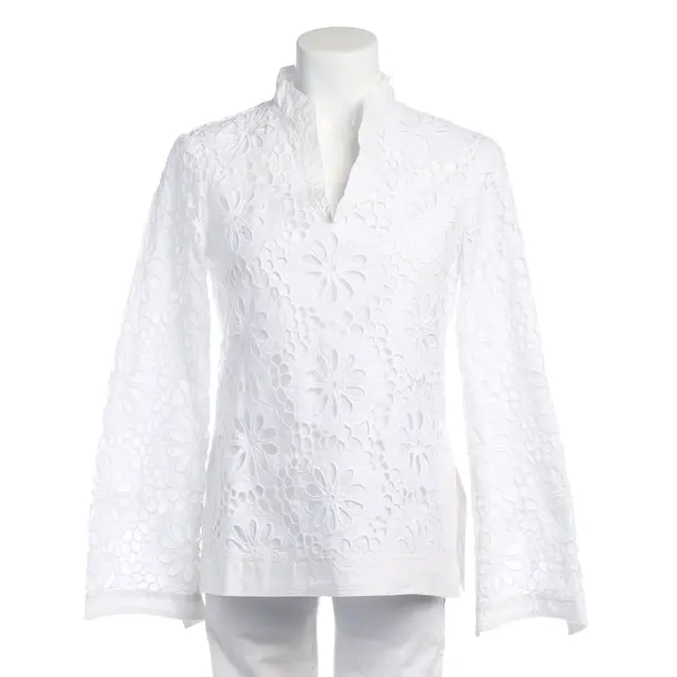 Bluse in Weiß, Baumwolle, Tory Burch