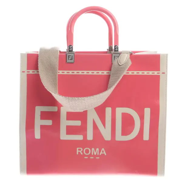 Shopper Bag in Pink, Leather, Fendi