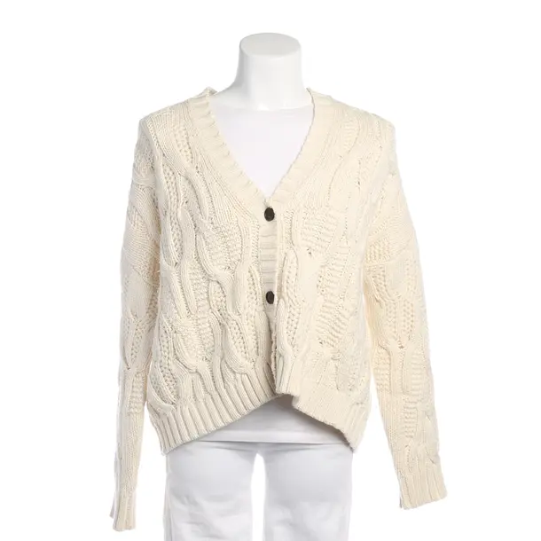 Cardigan in White, Cotton, Munthe