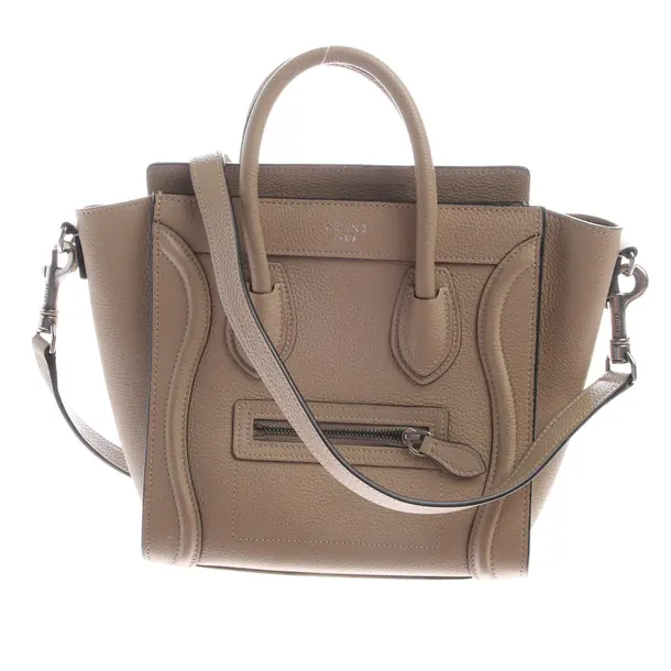 Handbag in Brown, Leather, Céline