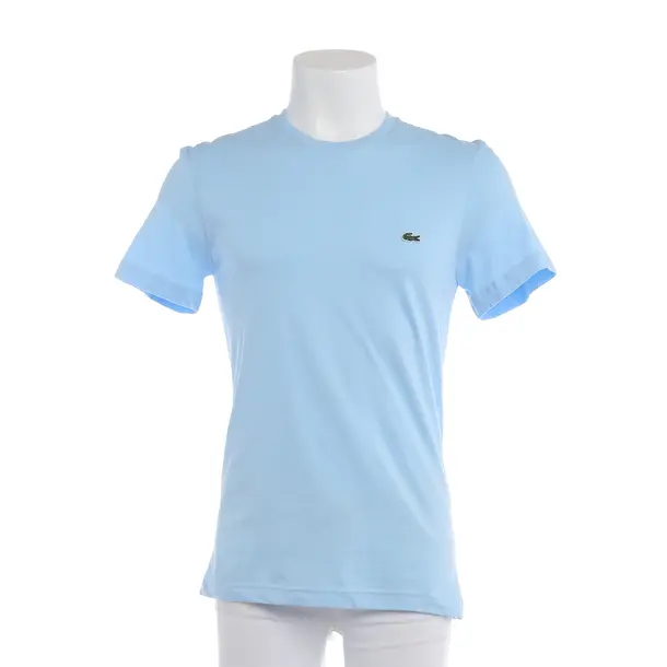 T-Shirt in Blau, Baumwolle, Lacoste